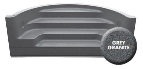 10' Roman Back Sit-n-Step Gray Bullnose Latham (SOLD OUT)